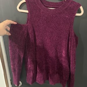 LOFT Cold Shoulder Sweater